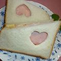 クレイプメートル's cooksnap of when they made ハム玉サンド.
