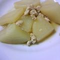 ☆ちぃ's cooksnap of when they made ★大根と鶏挽肉煮あんかけ.