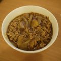 otsumami52's cooksnap of when they made 豚ひき肉と玉ねぎの丼.