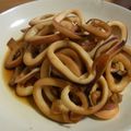 boofoochee's cooksnap of when they made 超簡単！イカのピリ辛煮♪.