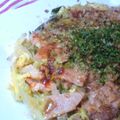 ミホネエ's cooksnap of when they made お好み焼き風キャベツオムレツ.