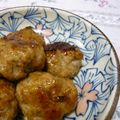 舞ティ's cooksnap of when they made ●揚げずにカリッと♪お弁当ミートボール●.