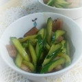 史夜☆aya☆'s cooksnap of when they made 簡単☆きゅうりとベーコンの炒めもの.
