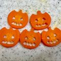 虹空ゆちゃ's cooksnap of when they made ハロウィン♪人参ランタンとチーズおばけ.