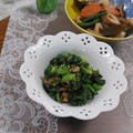 クックHG9V8Y☆'s cooksnap of when they made 青梗菜のゴマ味噌和え♡.