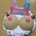 キラキラぱるる's cooksnap of when they made 旦那様への誕生日ケーキ☆.