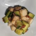 ちゃちゅ2's cooksnap of when they made 長いも＆きゅうりのコロコロ梅ぽんおつまみ.
