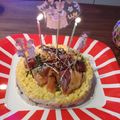 かにべーす's cooksnap of when they made 簡単✤ちらし寿司ケーキ　Xmas❦誕生日.