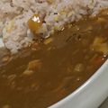 MULA's cooksnap of when they made パパ 料理 エリンギ＆エビのカレーライス.