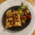 りえっくす♡'s cooksnap of when they made ☆鶏モモとじゃがいものトースト☆.