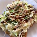 コハダちゃん's cooksnap of when they made ♡お好み焼きパン♡.