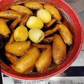 puri☆puri's cooksnap of when they made 手羽先 さっぱり煮 玉子入り簡単.