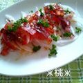 ж桃ж's cooksnap of when they made ***新玉ねぎ★トマトサラダ***.