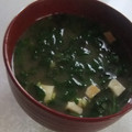 きらり流れ星's cooksnap of when they made いつもの味噌汁が白だしでお澄まししたよ.