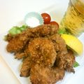 ピナタンポポ's cooksnap of when they made ウスターソースで、フワさく鶏むね唐揚げ♪.