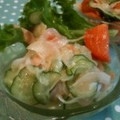 whochan's cooksnap of when they made 簡単♪新玉ねぎの彩りマリネサラダ.