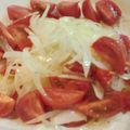 ぉかな's cooksnap of when they made 新玉ねぎ＆トマトの爽やかマリネ☆.