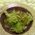 Haru Haru's cooksnap of when they made ふきのとうのみぞれ餡かけ.