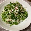 わかゆずmama's cooksnap of when they made 水菜とツナのさっぱりサラダ.
