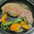 ちゃみ's cooksnap of when they made タジン鍋でステーキ.