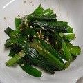 sayogon's cooksnap of when they made 材料ニラだけ☆ニラのナムル風.