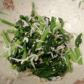 ｳﾏちゃん's cooksnap of when they made 小松菜のしらす和え.