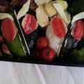 おくのさこと's cooksnap of when they made ☆仮面ライダーダブル☆キャラ弁♪.