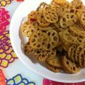 mikaaa0707's cooksnap of when they made れんこんと長芋の金平？照り焼き？.