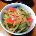 七色ワクチン's cooksnap of when they made 中華くらげのお手軽サラダ✿.