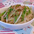 rie-tin's cooksnap of when they made じゃがいもときぬさやの炒め物.
