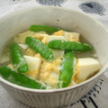 kigiri's cooksnap of when they made 絹さやとおとうふの卵とじ.