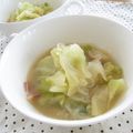 unappa's cooksnap of when they made 春きゃべつと春雨のおかずスープ.