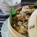 uronn's cooksnap of when they made 豚肉の中華おこわ蒸篭飯.