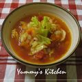 MrsYummy's cooksnap of when they made ピリ辛♪野菜スープ♪　ダイエットにも最適.