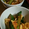 ｍｉｆｆｙ０１'s cooksnap of when they made アスパラガスの卵炒め.