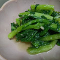 まき's cooksnap of when they made 簡単！しろ菜の胡麻和え.
