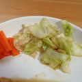 Nekozame's cooksnap of when they made シンプルきゃべつ炒め.