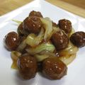 いつぼうママ's cooksnap of when they made 新玉ねぎとパイナップルと肉団子の甘酢炒め.