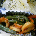おねえママ's cooksnap of when they made ちくわと人参といんげんの胡麻マヨ炒め.