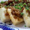 Natsutach's cooksnap of when they made 焼肉のたれ✿肉味噌の豆腐ステーキ✿.