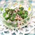 chokomi513's cooksnap of when they made ｵｸﾗとﾂﾅのゆかり和え.