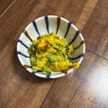 みっこ・みきてぃ's cooksnap of when they made かぼちゃと春菊のサラダ　.
