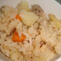 mokun's cooksnap of when they made 簡単おいしい！じゃが豚♡炊き込みごはん.