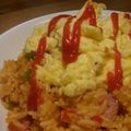 たよたひママ's cooksnap of when they made 冷やご飯で炒めご飯を作る時のコツ.