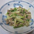 まるすけママ's cooksnap of when they made ウドと豚肉で味噌いため.