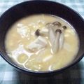 ノブリン♡'s cooksnap of when they made 炒り豆腐のおみそ汁.