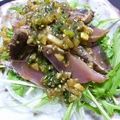 いずみるく's cooksnap of when they made ✿ฺかつおのお刺身サラダ香味ソース✿ฺฺ.