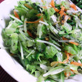 羽尼うに's cooksnap of when they made **水菜とｷｬﾍﾞﾂの胡麻和え**.