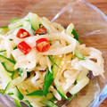 あっちゃんキッチン♪'s cooksnap of when they made 切り干し大根ときゅうりの酢の物.