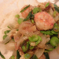 LONDONCAT's cooksnap of when they made そら豆とえびのパッと炒め.